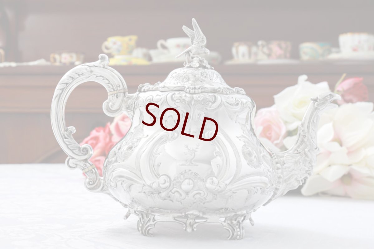 画像6: 純銀製(925) 1862年 希少　特級 ヴィクトリアンロココ/ ルイスタイル　ティー&コーヒーセット (6)