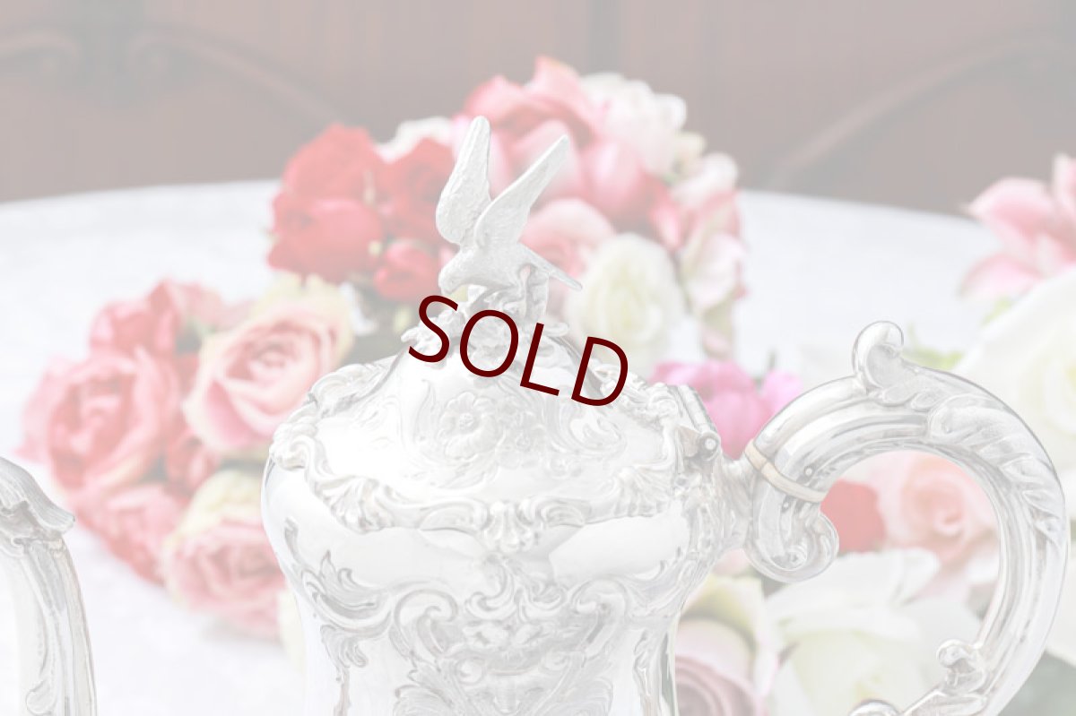 画像12: 純銀製(925) 1862年 希少　特級 ヴィクトリアンロココ/ ルイスタイル　ティー&コーヒーセット (12)