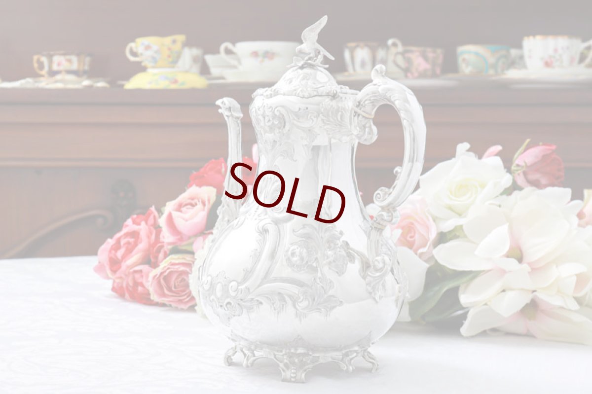 画像9: 純銀製(925) 1862年 希少　特級 ヴィクトリアンロココ/ ルイスタイル　ティー&コーヒーセット (9)