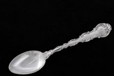 画像7: アンティークシルバー 純銀製（925）1912年 スクロール装飾のフリル付きティースプーン 6本 セット  (7)