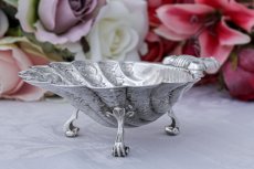 画像3: ヴィンテージシルバー、純銀製(925) 1969年  シェル型ボンボンディッシュ (3)