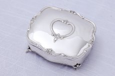 画像3: アンティークシルバー、純銀製(925)  1911年 エルキントン ジュエリーボックス (3)