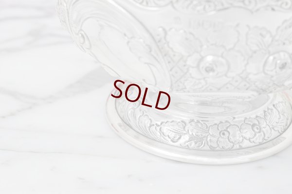 画像6: アンティークシルバー、純銀製（925）1898年 ヴィクトリアンロココ スモール ローズボウル