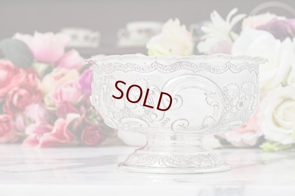 画像2: アンティークシルバー、純銀製（925）1898年 ヴィクトリアンロココ スモール ローズボウル