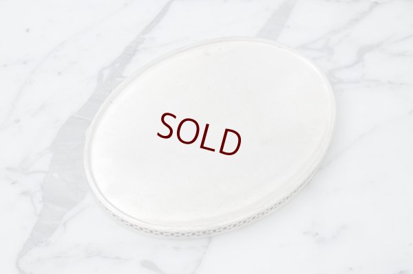 画像5: ヴィンテージシルバー　シルバープレート　オーバル スモールギャラリートレイ