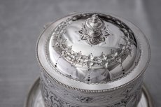 画像8: アンティークシルバー、シルバープレート製　Martin, Hall & Co. ヴィクトリアン  ビスケットボックス (8)