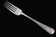 画像4: アンティークシルバー、純銀製（925）1896年  美手彫り クリスニング チャイルド カトラリー3点セット (4)