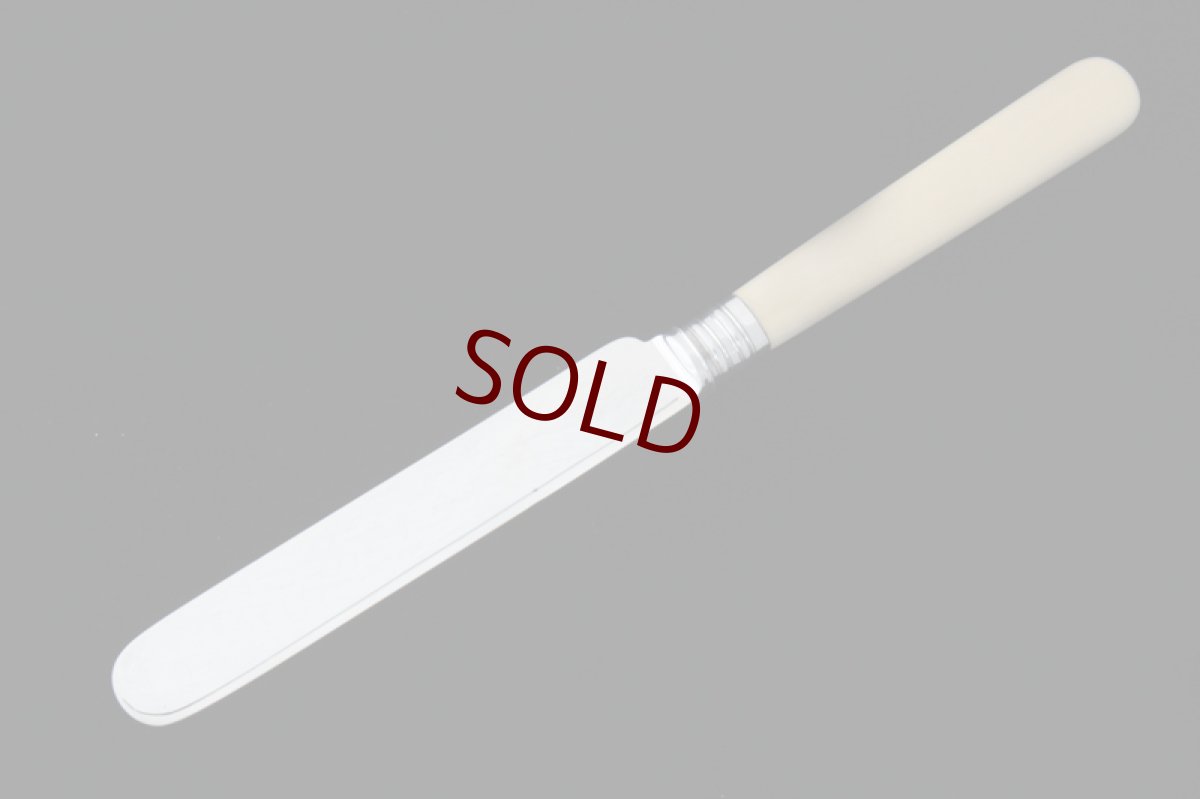 画像3: アンティークシルバー、純銀製（925）1896年  美手彫り クリスニング チャイルド カトラリー3点セット (3)