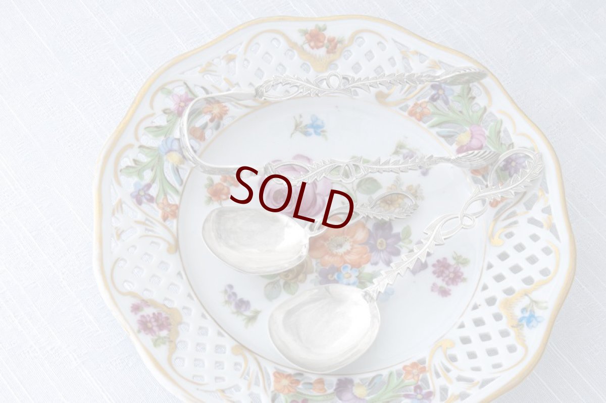 画像6: アンティークシルバー 純銀製(925)  1882年 ティータイムサービングセット (6)