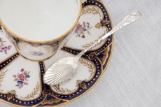 画像7: アンティークシルバー 純銀製(925) 1905年 ロココ調 ハンドル貝のボウル　ティースプーン6本セット (7)