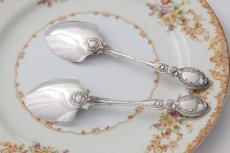 画像13: アンティークシルバー、シルバープレート製　マッピン＆ウェッブ　ヴィクトリアン　ティータイムカトラリーセット (13)
