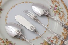 画像6: アンティークシルバー、シルバープレート製　マッピン＆ウェッブ　ヴィクトリアン　ティータイムカトラリーセット (6)