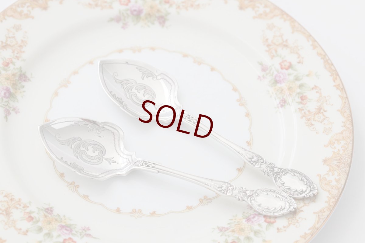 画像12: アンティークシルバー、シルバープレート製　マッピン＆ウェッブ　ヴィクトリアン　ティータイムカトラリーセット (12)