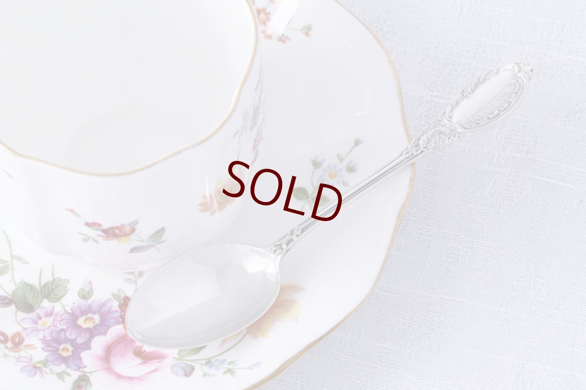 画像5: アンティークシルバー、純銀製（925）1900年　ロココ風装飾 ティースプーンセット (5)