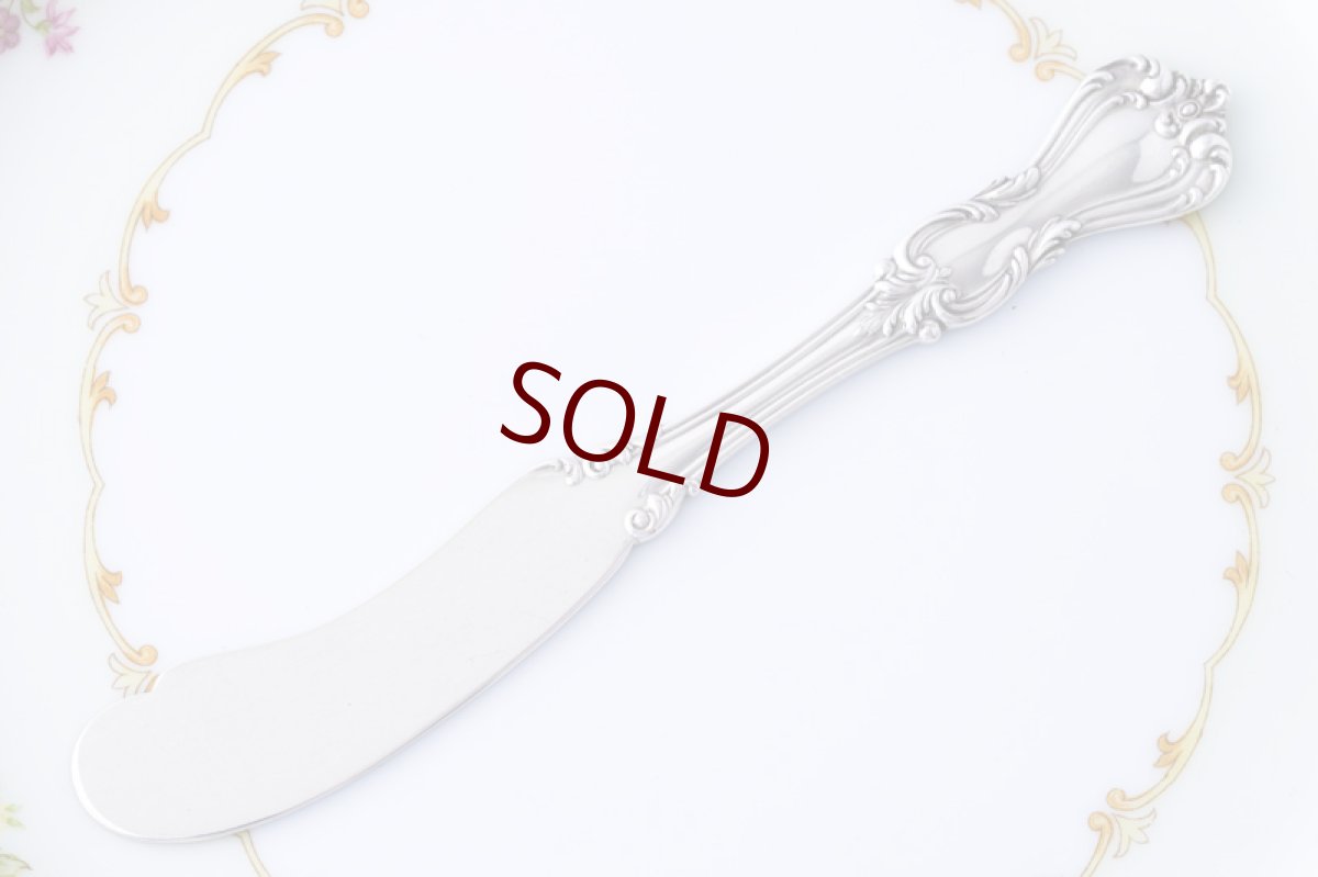 画像7: アンティークシルバー、純銀製(925) 1900年前後　American Silver 　ティーナイフ　4本セット (7)