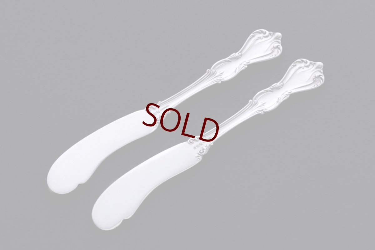 画像3: アンティークシルバー、純銀製(925) 1900年前後　American Silver 　ティーナイフ　4本セット (3)