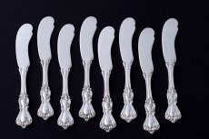 画像1: アンティークシルバー、純銀製(925) 1900年前後　American Silver 　ティーナイフ　4本セット (1)