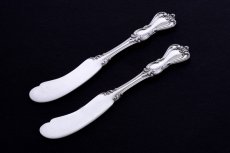 画像2: アンティークシルバー、純銀製(925) 1900年前後　American Silver 　ティーナイフ　4本セット (2)