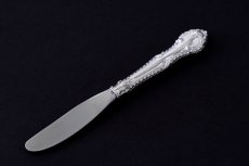 画像4: ヴィンテージシルバー、純銀製(925)ハンドル 1960年前後　American Silver Gorham　ティー/バターナイフ　6本セット (4)