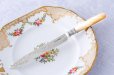 画像1: 純銀製（925）1896年　美彫刻　白蝶貝ハンドル　ケーキナイフ (1)