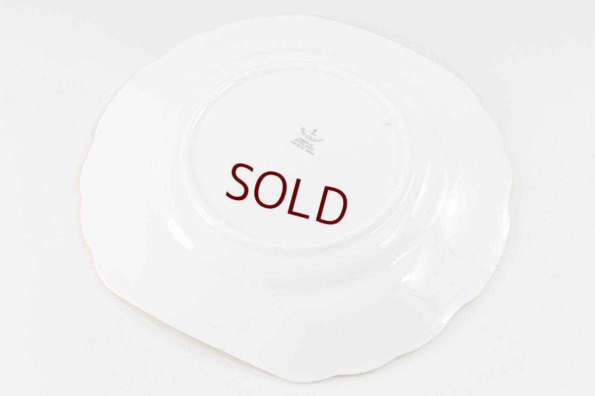 画像13: ヴィンテージ陶磁器 ニューチェルシー 1950-60年代 手描き 金彩 お花と薔薇のガーランド 22pc　ティーセット (13)