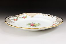 画像12: ヴィンテージ陶磁器 ニューチェルシー 1950-60年代 手描き 金彩 お花と薔薇のガーランド 22pc　ティーセット (12)