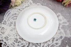 画像10: アンティーク陶磁器　コールポート金彩、コバルトブルー　総手描き　イングリッシュガーデンフラワー　トリオセット (10)