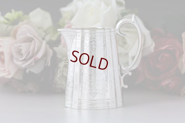 画像14: アンティークシルバー、シルバープレート製 1878年 エルキントン 特級 手彫り（ハンドエングレービング）　ティー3点セット