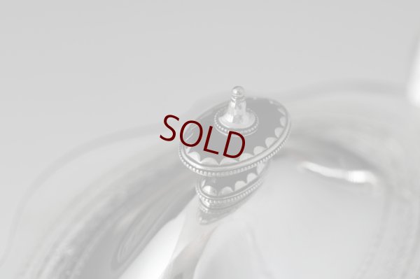 画像17: アンティークシルバー、シルバープレート製 1878年 エルキントン 特級 手彫り（ハンドエングレービング）　ティー3点セット