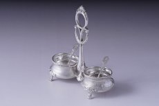 画像3: アンティークシルバー、純銀（800＆950）フランス ルイ16世様式　ソルト＆ペッパー (3)