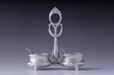 画像11: アンティークシルバー、純銀（800＆950）フランス ルイ16世様式　ソルト＆ペッパー (11)