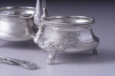 画像4: アンティークシルバー、純銀（800＆950）フランス ルイ16世様式　ソルト＆ペッパー (4)