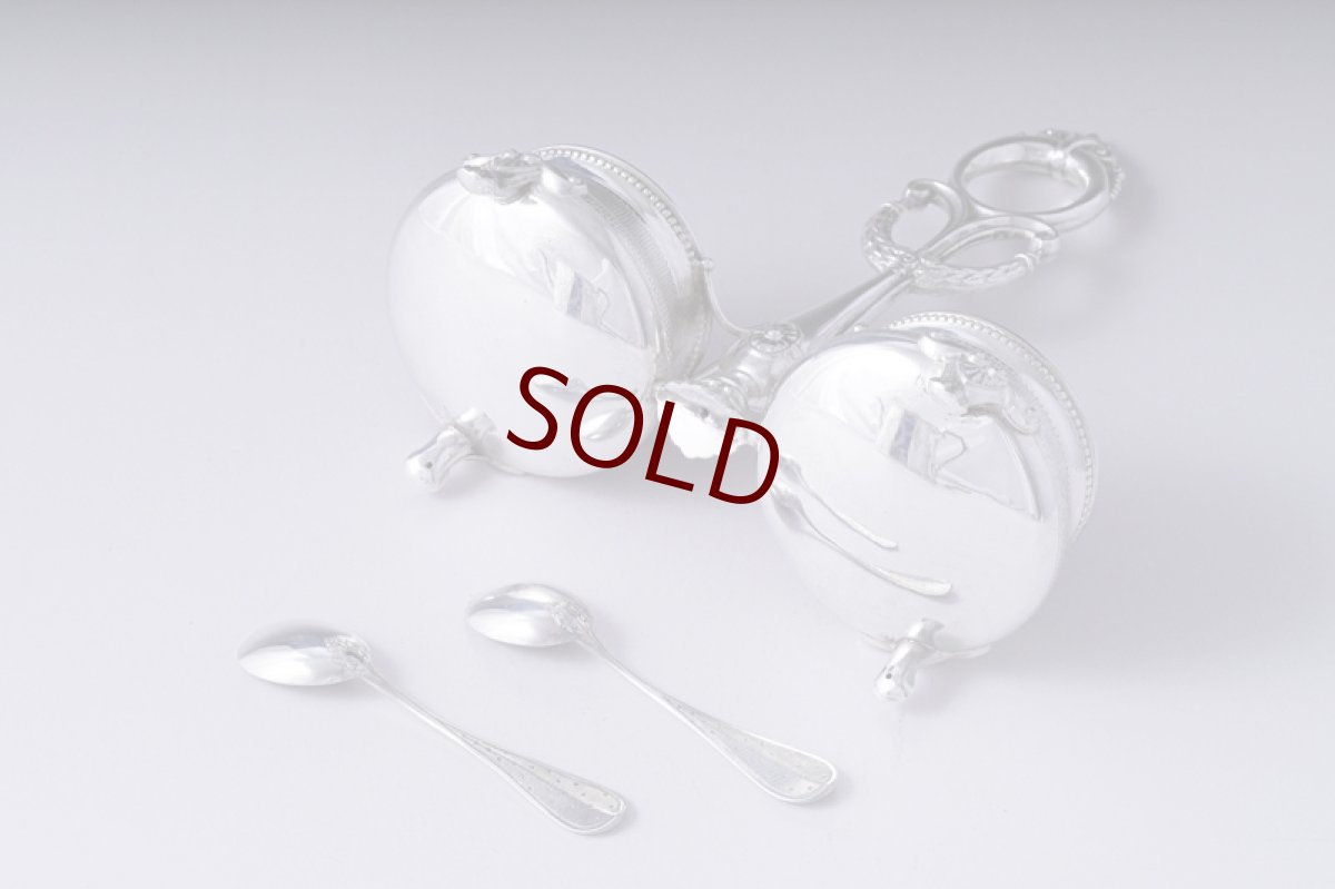 画像7: アンティークシルバー、純銀（800＆950）フランス ルイ16世様式　ソルト＆ペッパー (7)