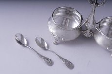 画像5: アンティークシルバー、純銀（800＆950）フランス ルイ16世様式　ソルト＆ペッパー (5)