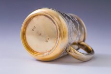 画像7: アンティークシルバー、純銀製（925）1880年　ギルド　手彫り　ジャポニズム　クリスニングカップ (7)