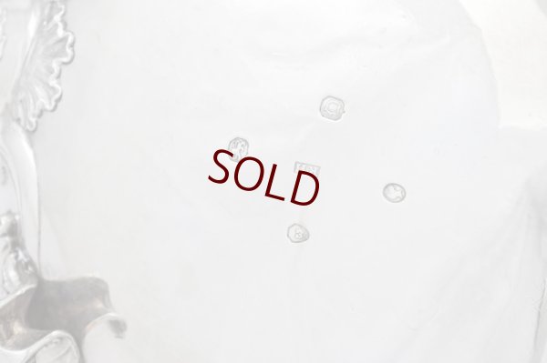 画像14: アンティークシルバー、アンティーク銀器、純銀製(925) 1839年  ヴィクトリア時代時代初期アカンサス紋様　ティー 3点セット