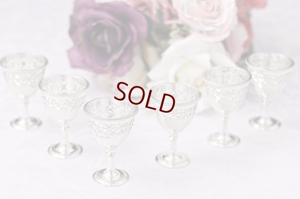 画像8: アンティークシルバー、アンティーク銀器　純銀製（925）1891年  透かし細工が美しい　エッグクリュエット　セット