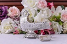 画像2: アンティークシルバー、アンティーク銀器、1899年 Walker & Hall コールバケツ型 スコップ付き　シュガーポット (2)