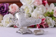 画像3: アンティークシルバー、アンティーク銀器、1899年 Walker & Hall コールバケツ型 スコップ付き　シュガーポット (3)