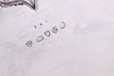 画像10: アンティークシルバー、アンティーク銀器、純銀製(925) 1885年 希少特級  美彫刻 バーナード  大型脚付きトレイ (10)