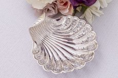 画像3: アンティークシルバー　アンティーク銀器　純銀製(925) 1894年　Martin Hall 　シェル型透かし細工ディッシュ　ミディアムサイズ (3)