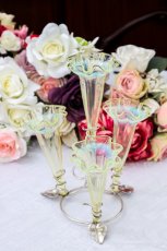 画像1: アンティークシルバー、アンティーク銀器、シルバープレート製 1920-30年ごろ ヴァセリングラス　イパーン (1)