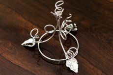 画像9: アンティークシルバー、アンティーク銀器、シルバープレート製 1920-30年ごろ ヴァセリングラス　イパーン (9)