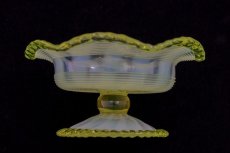 画像8: アンティークグラス　1900年前後　ヴァセリングラス　ペア　ボンボンディッシュ (8)