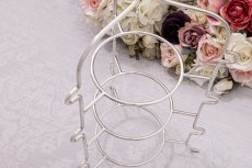 画像5: アンティークシルバー　アンティーク銀器　シルバープレート製　アフタヌーンティー　三段ケーキスタンド (5)