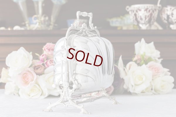 画像3: アンティークシルバー　アンティーク銀器　シルバープレート製　ヴィクトリアン　Fenton Bros.　ハンドバッグ型　ビスケットウォーマー 