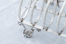 画像5: アンティークシルバー　アンティーク銀器　純銀製（925）1836年　ジョージアン　 トーストラック (5)