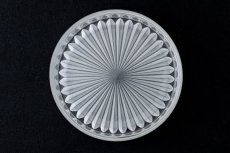 画像6: アンティークシルバー アンティーク銀器 シルバープレート製  Martin,Hall 1888年 ヴィクトリアン フロステッドハンドカットグラス お花の打ち出し彫刻 バターディッシュ (6)