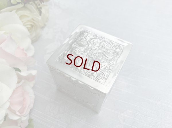 画像2: アンティークシルバー、アンティーク銀器、純銀製（925）1900年 希少 アールヌーボー　ティーキャディー