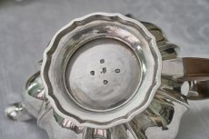 画像9: アンティークシルバー、アンティーク銀器、純銀製(925) 1827年  ジョージアン メロンシェイプ　ティー 3点セット (9)